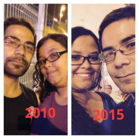 Meu noivo e eu: foto de antes e depois :) - 1