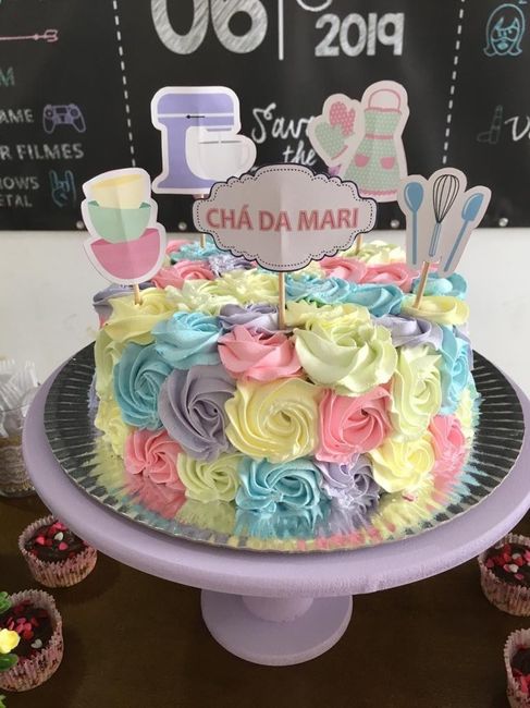 Bolo - chá de cozinha