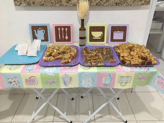 Mesa de salgados