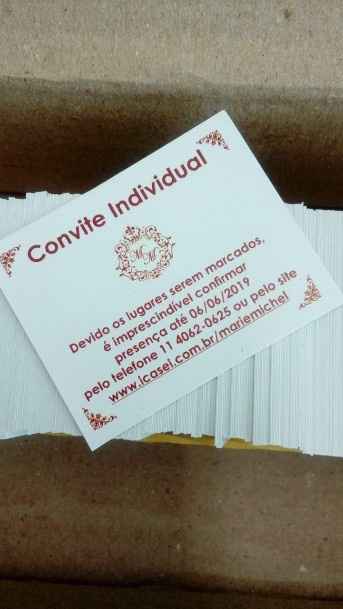 Convites individuais