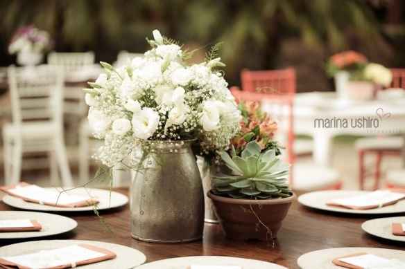 Decoração mesa dos convidados
