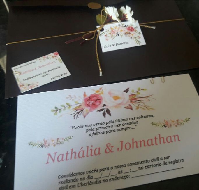 Nosso convite de casamento - 3