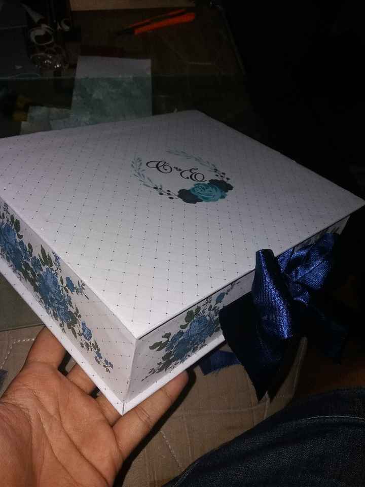 Caixa dos padrinhos feita por mim, vem vê... - 5