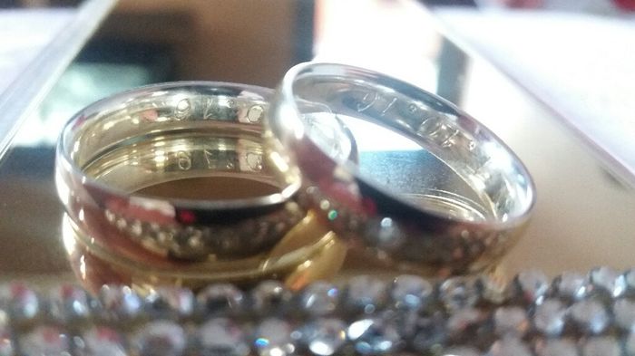 Chegou minhas alianças que comprei na piper joias :) - 2