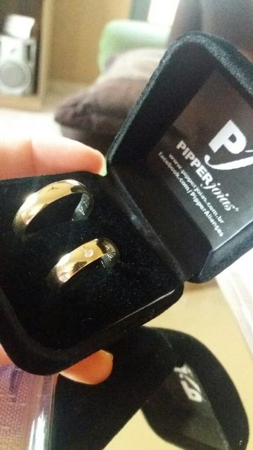 Chegou minhas alianças que comprei na piper joias :) - 7
