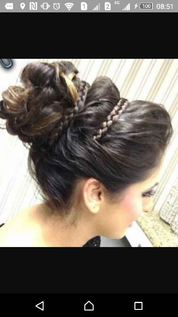 Meu teste de penteado - 1