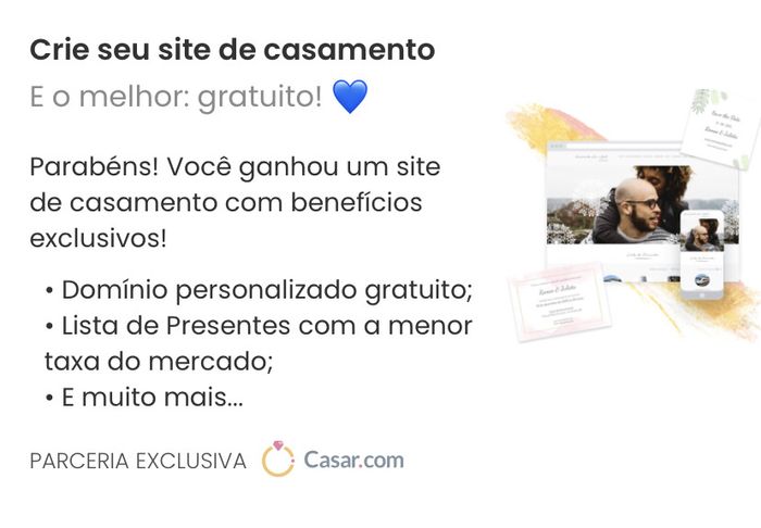 Qual loja fez sua lista de casamento ? 1