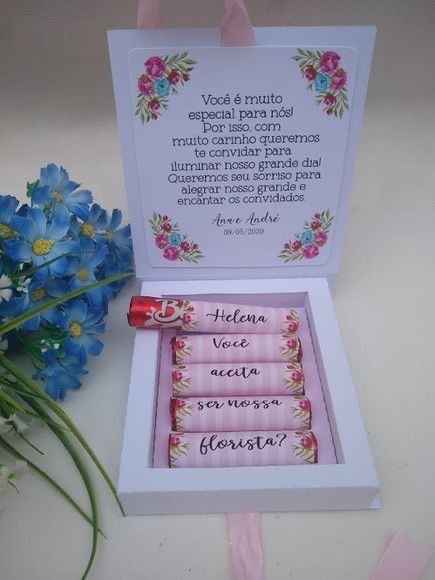 Convite para a florista... o que fazer? - 1