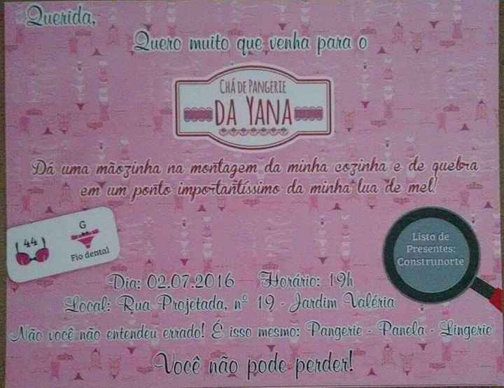 Meu chá de pangerie?? - 1