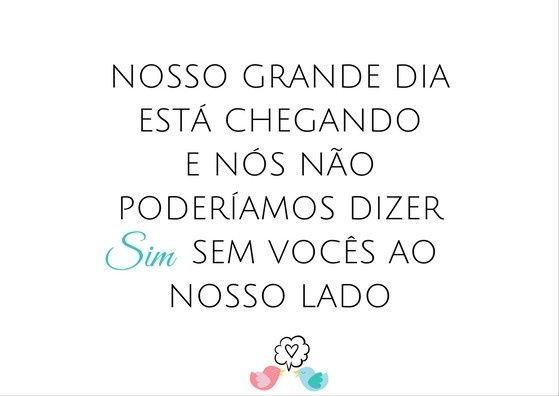 O convite