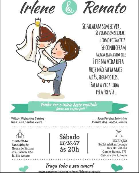 Meu convite!!!