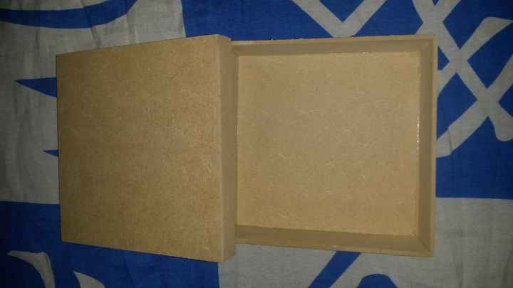 Convite em mdf para os Padrinhos - 1