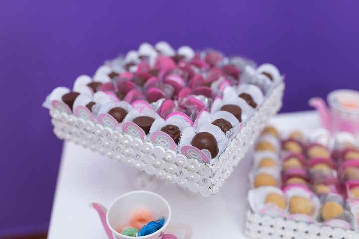 Trufas e surpresa de uva