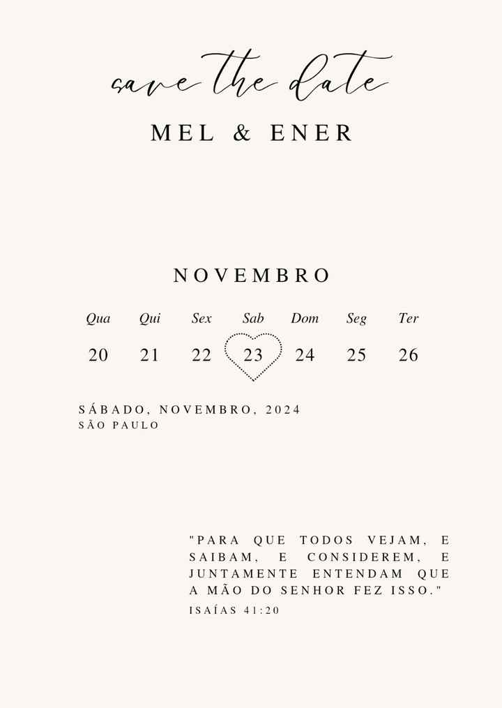 save the date - imagem - 1