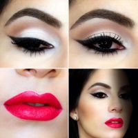 Será mais ou menos assim, só o que ta decidido anda é o batom vermelho.