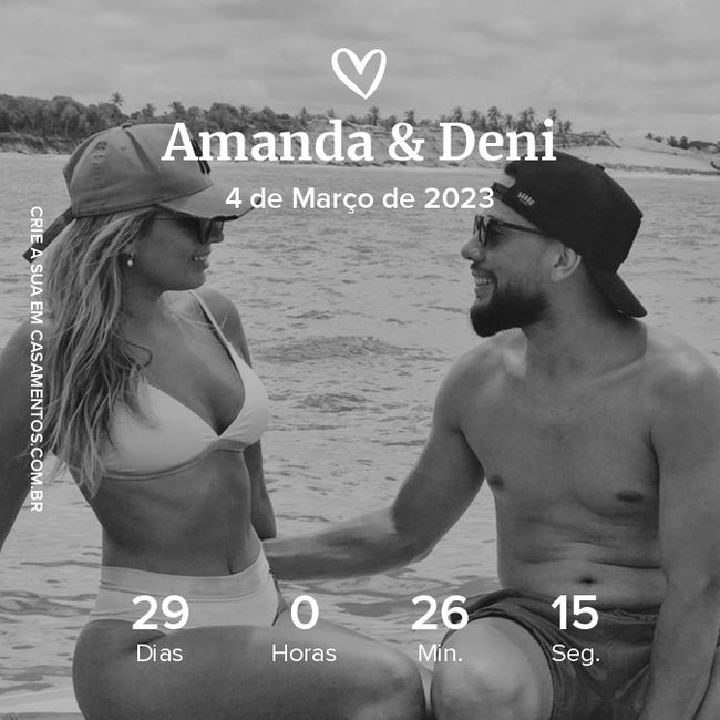 29 Dias ♥  Contagem Regressiva! 1