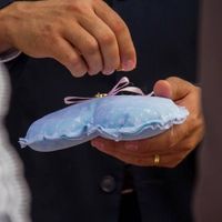 Porta aliança fofo - 2