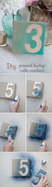 DIY: Marcador de Mesa