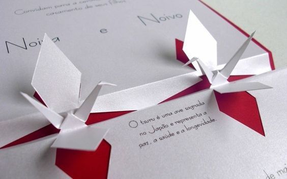 Convite Origami