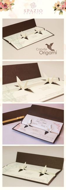 Convite  Origami