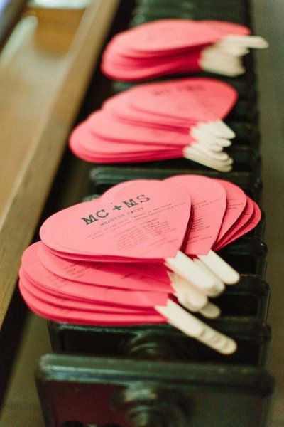 Leques para Casamento no Verão  