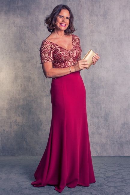 Vestido para mães dos noivos.