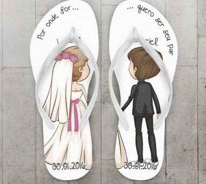 Chinelo noivos