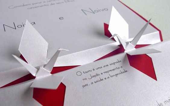 Convite Origami