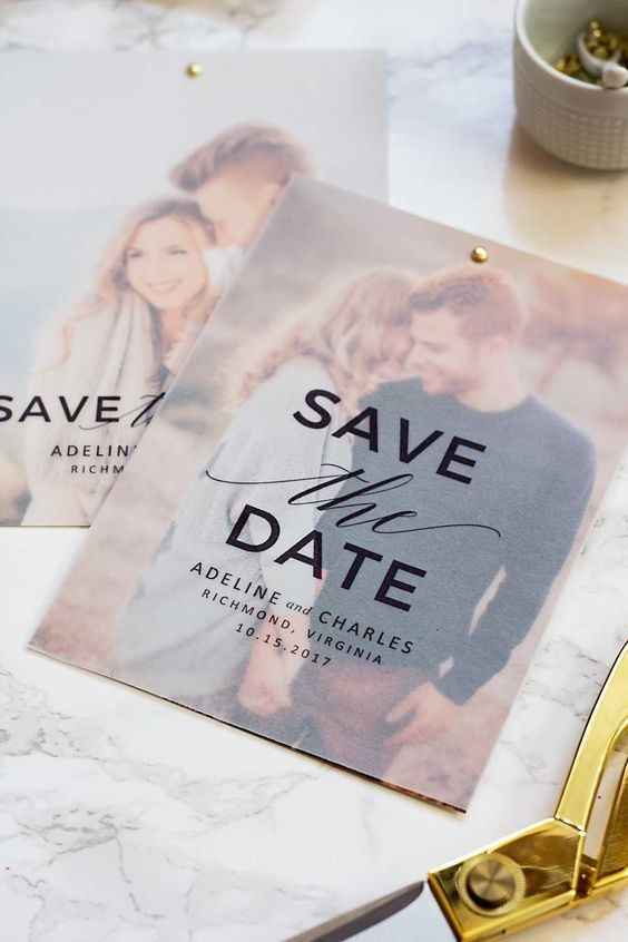 Save the Date - Transparência
