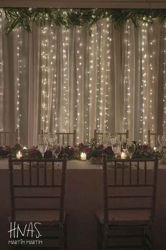 Decoração com luzes