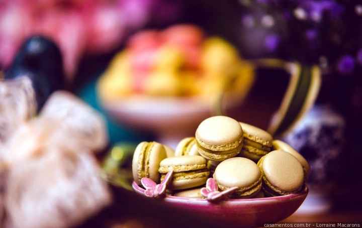 Maneiras de substituir o bem casado - Macarons