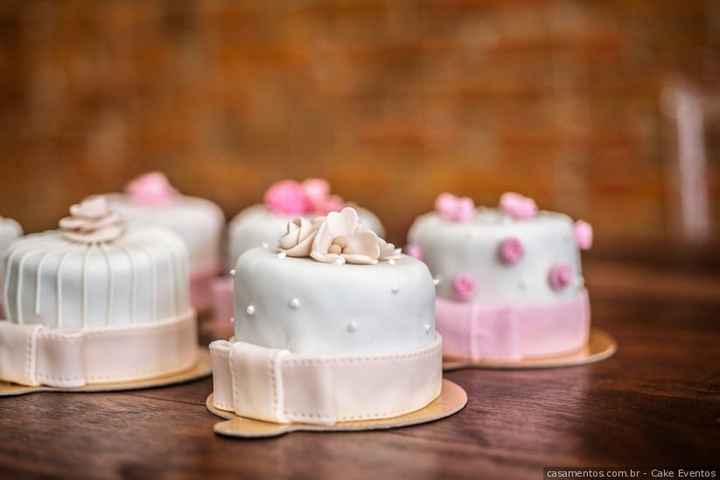 Maneiras de substituir o bem casado - Mini Cake