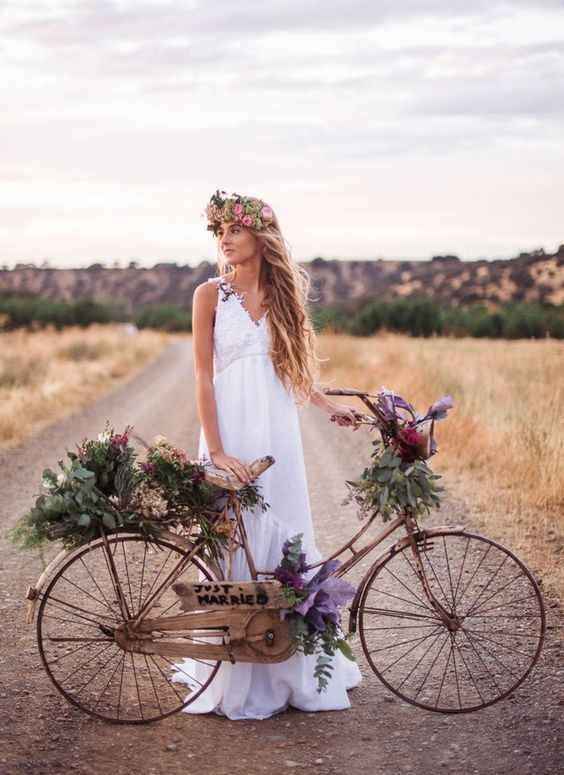 Noiva + Bicicleta