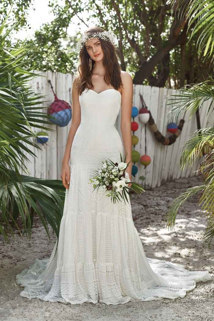 Vestido rendado