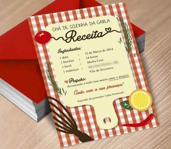 Convite Chá de Panela