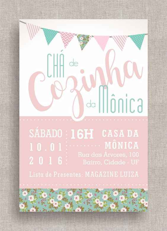 Convite para Chá    