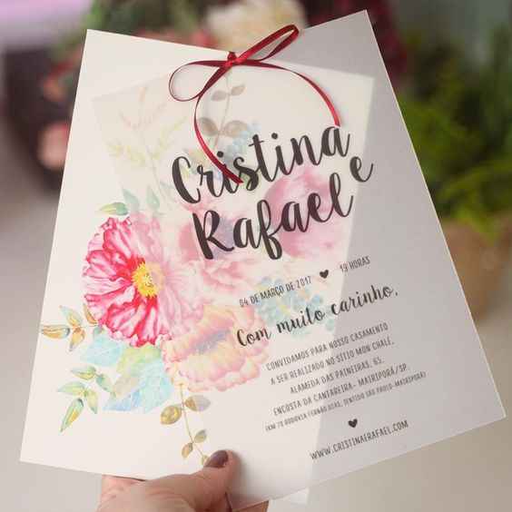 Convite Floral     