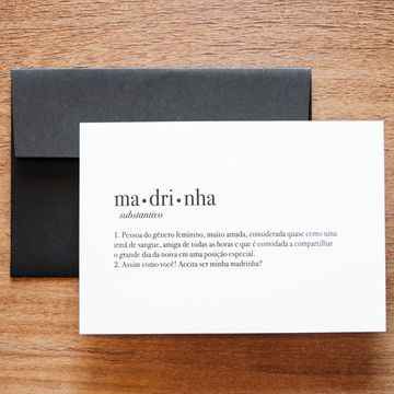 Convite Madrinha