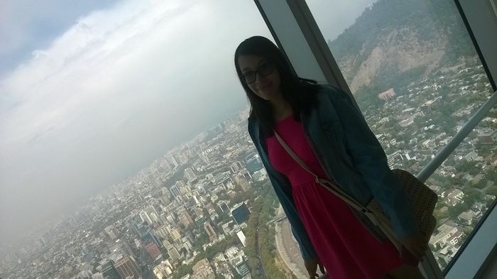 Vista da cidade a partir do Sky Costanera
