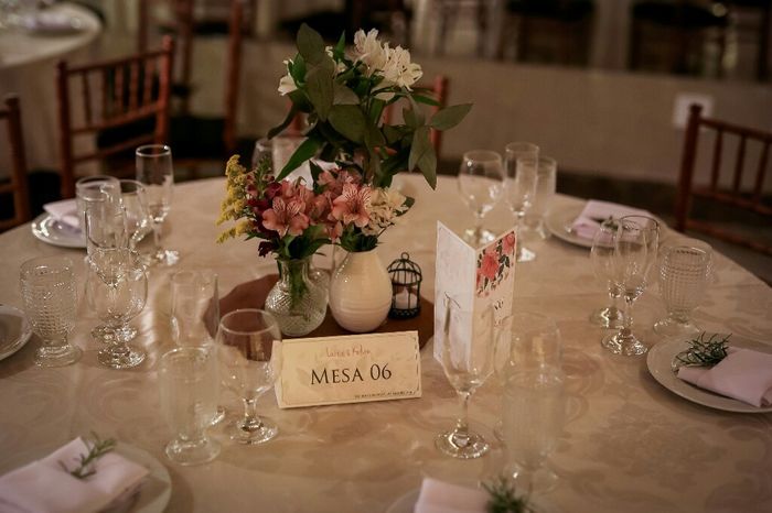 Decoração da mesa dos convidados.. como ficou? - 1