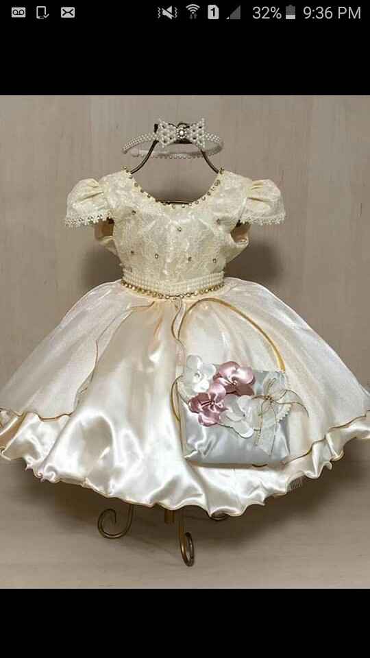 Daminha - vestido alugar ou comprar? / 100$ - 1