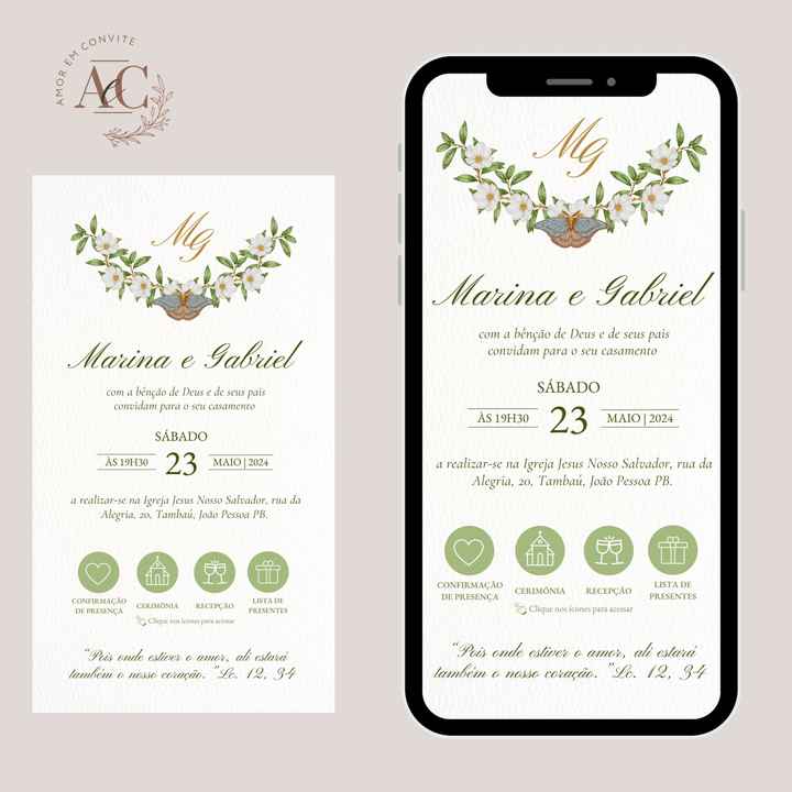 Convite de casamento digital: aprovo ou passo? - 2