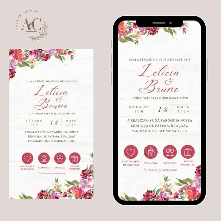 Convite de casamento digital: aprovo ou passo? - 5