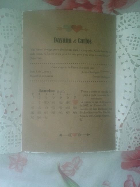 Meu convite *vem vê* - 2