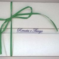 Meu convite de noivado!!