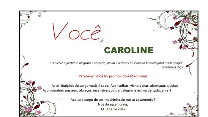 Ficou assimmm...
