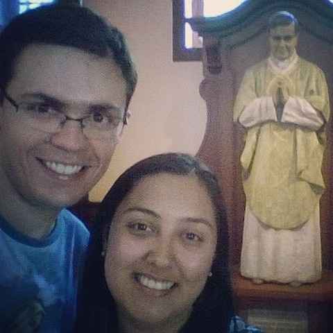 Com nosso querido Patrono, São Josemaría Escrivá.