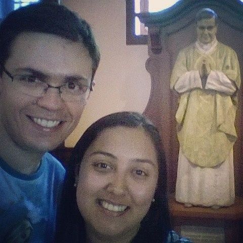 Com nosso querido Patrono, São Josemaría Escrivá.