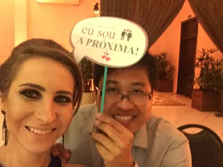 De madrinha a noiva!