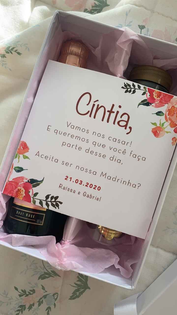 o que colocar na caixa dos padrinhos - 1